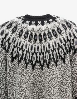 Valentino Animalier Graphic Wool Sweater