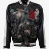 Valentino Beaded Logo Camouflage Souvenir Jacket