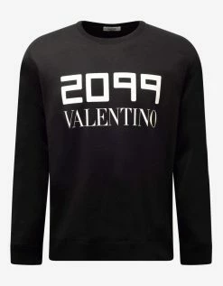 Valentino Clothing Black 2099 Print Sweatshirt
