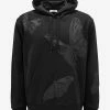 Valentino Black Butterfly Applique Hoodie