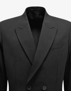 Valentino Black Double-Breasted Jacket Clothing