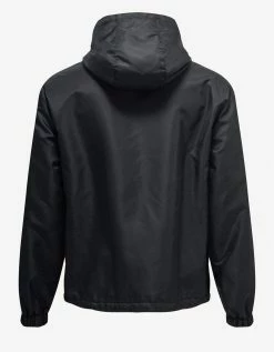 Valentino Clothing Black Men's Garden Nylon Windbreaker