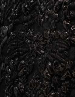 Valentino Black Nylon Brocade Jacket Clothing