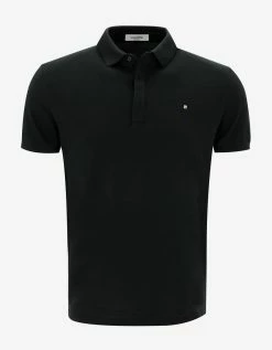 Valentino Black Polo T-Shirt With Rockstud