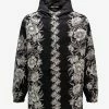 Hot Sale 🎉 Valentino Black Street Flowers Daisyland Print Anorak 🛒 1 Valentino Black Street Flowers Daisyland Print Anorak
