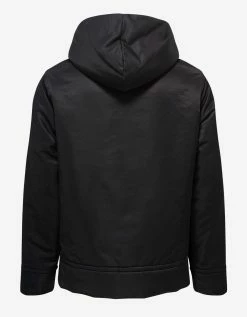 Valentino Black Stud Detail Nylon Hoodie