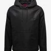 Valentino Black Stud Detail Nylon Hoodie