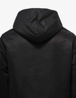 Valentino Black Stud Detail Nylon Hoodie