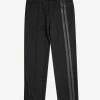 Valentino Clothing Black Trousers With Tonal Stripes