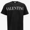 Hot Sale ๐ Black Valentino Logo Print T-Shirt โค๏ธ 1 Black Valentino Logo Print T-Shirt
