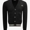 Valentino Clothing Black VLogo Cardigan