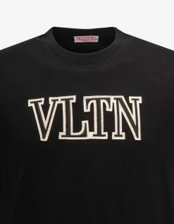Flash Sale ๐ฅฐ Valentino Black VLTN Embroidered T-Shirt ๐ 9 Valentino Black VLTN Embroidered T-Shirt