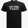 Valentino Black VLTN Embroidered T-Shirt