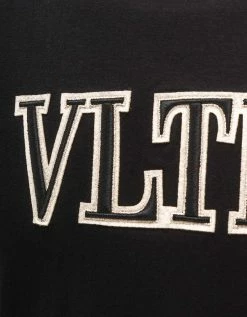 Flash Sale ๐ฅฐ Valentino Black VLTN Embroidered T-Shirt ๐ 10 Valentino Black VLTN Embroidered T-Shirt
