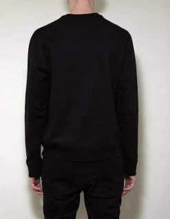 Valentino Clothing Black VLTN Logo Sweatshirt