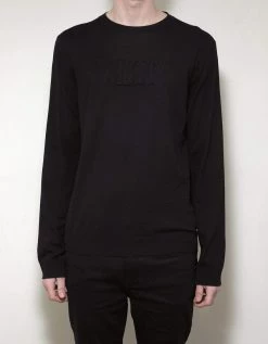 Wholesale 😍 Valentino Clothing Black VLTN Logo Wool Sweater 🎉 9 Valentino Clothing Black VLTN Logo Wool Sweater