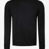 Valentino Clothing Black VLTN Logo Wool Sweater