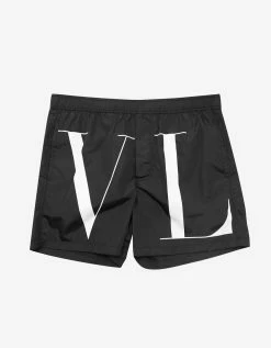 Valentino Black VLTN Swim Shorts