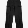 Valentino Clothing Black VLTN Tag Cargo Trousers