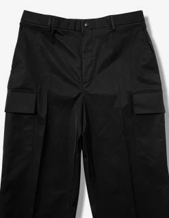 Valentino Clothing Black VLTN Tag Cargo Trousers