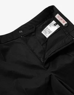 Valentino Clothing Black VLTN Tag Cargo Trousers