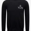 Valentino Clothing Black VLTNSTAR Cashmere-Blend Sweater