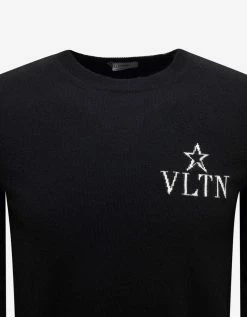 Wholesale โจ Valentino Clothing Black VLTNSTAR Cashmere-Blend Sweater ๐ 8 Valentino Clothing Black VLTNSTAR Cashmere-Blend Sweater