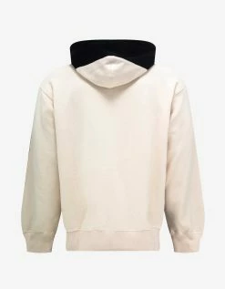 Valentino Clothing Black & White VLTN Embroidered Hoodie