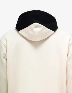 Valentino Clothing Black & White VLTN Embroidered Hoodie