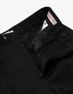 Valentino Black Wool Trousers