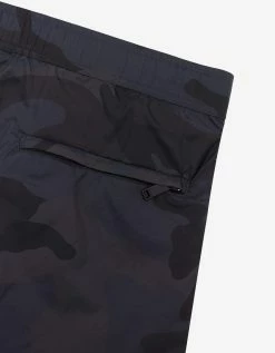 Valentino Clothing Blue & Grey Camouflage Print Swim Shorts