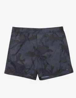 Valentino Clothing Blue & Grey Camouflage Print Swim Shorts