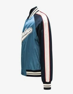 Clothing Blue Valentino Logo Patch Souvenir Jacket