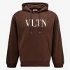 Best Sale ๐ Valentino Clothing Brown VLTN Embroidered Hoodie โจ 1 Valentino Clothing Brown VLTN Embroidered Hoodie
