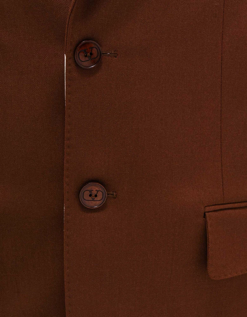 Promo โ๏ธ Valentino Clothing Brown Wool Blazer ๐ 11 Valentino Clothing Brown Wool Blazer