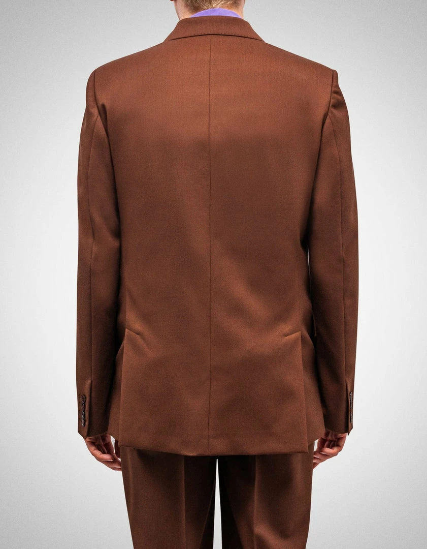 Promo โ๏ธ Valentino Clothing Brown Wool Blazer ๐ 6 Valentino Clothing Brown Wool Blazer