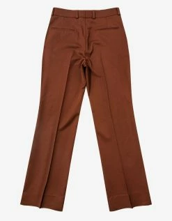 Valentino Brown Wool Trousers