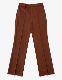Valentino Brown Wool Trousers