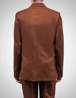 Valentino Brown Wool Trousers