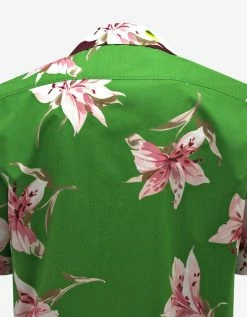 Valentino Floral Print Bowling Shirt Clothing