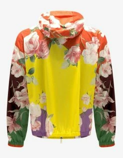 Valentino Flying Flowers Print Nylon Windbreaker Clothing