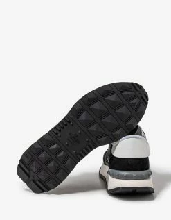 Outlet π Valentino Garavani Black & Grey Lace & Mesh Lacerunner Trainers β 13 Valentino Garavani Black & Grey Lace & Mesh Lacerunner Trainers