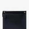 Valentino Garavani Black Identity Leather Clutch