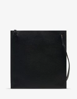 Valentino Garavani Black Identity Leather Crossbody Bag