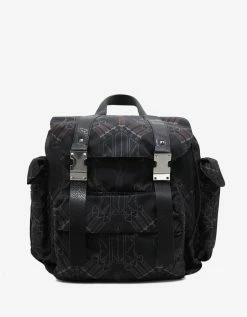 Valentino Garavani Accessories Black Loveblade Print Backpack