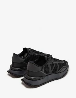 Valentino Garavani Black Netrunner Trainers