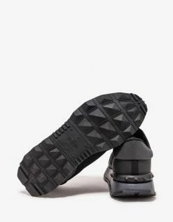 Valentino Garavani Black Netrunner Trainers