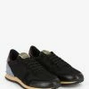 Valentino Garavani Black Nylon Mesh Rockrunner Trainers