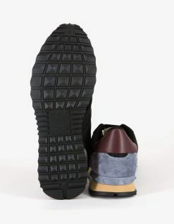 Valentino Garavani Black Nylon Mesh Rockrunner Trainers