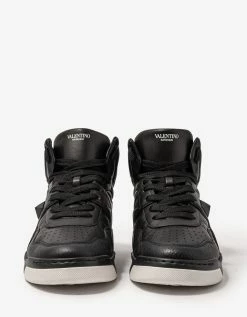 Cheap ๐ Valentino Garavani Black One Stud High Top Trainers ๐ฅฐ 12 Valentino Garavani Black One Stud High Top Trainers